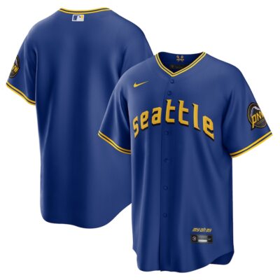 Seattle Mariners Nike Men's Royal 2023 City Connect Official