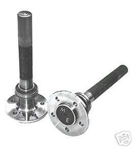 Moser Custom Alloy Axles 35 Spline Complete Kit W/Bearings & Studs