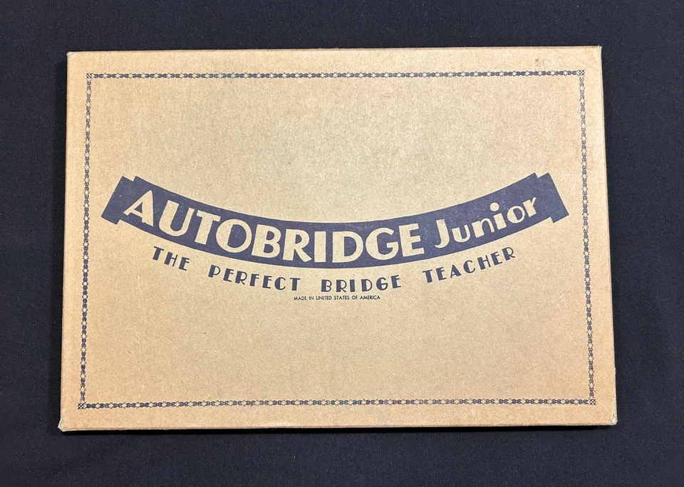 Vintage AUTOBRIDGE Playing Board (Learn how to play Bridge) VERY NICE - Image 2 of 4