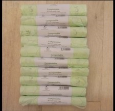 10x Rolls 7 Litre x 260 CompostBag Compostable Food Waste Caddy Liner Bags 