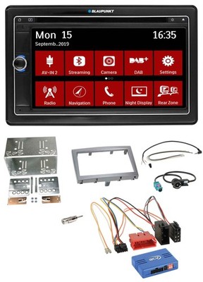 Blaupunkt Lenkrad DAB TMC 2DIN USB Bluetooth Navigation für Porsche Boxster 2004