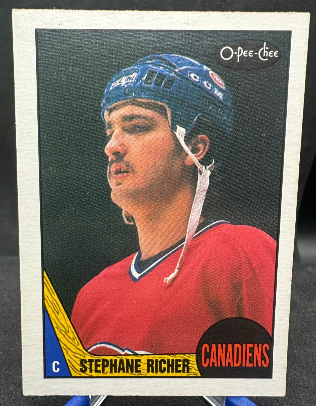 1987-88 O-Pee-Chee OPC #233 Stephane Richer RC Rookie Card Montreal Canadiens