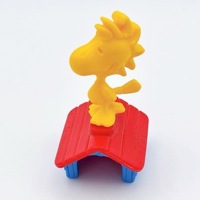 Peanuts Woodstock Snoopy Doghouse Figure Kinder Surprise Ferrero Vintage Japan