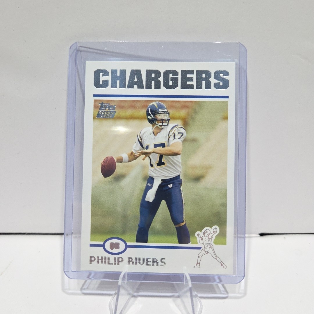 Philip Rivers 2004 Topps Rookie Card #375 Chargers RC