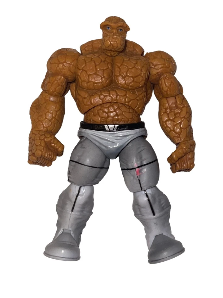 Lote de figuras de Marvel Universe de 4" de la década de 2000 Thing/Ben Grimm, Iron Man y Union Jack Foto 3 de 4