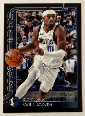 2025-26 Topps Black Brandon Williams 46/68 #171