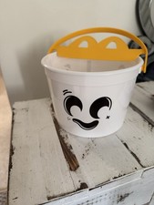 2025 McDonald's Halloween Bucket Happy Meal Toy Pail Boo Bucket White Ghost New