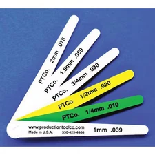 Assembly Tool L - 612 Feeler Gauge, 0.236 In Thick, 4 In L Blade
