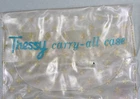 *VINTAGE AMERICAN CHARACTER TRESSY DOLL CLEAR VINYL CARRY ALL CASE--NEAR EXC