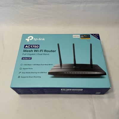 TP-Link Archer A7 AC1750 Mesh Wi-Fi Router Dual-Band Gigabit Ports