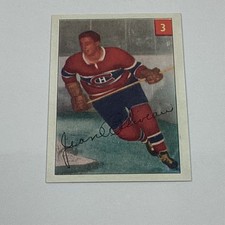 Jean Béliveau Montreal Canadiens 2001 Parkhurst ITG Hockey Card #136 Reprint