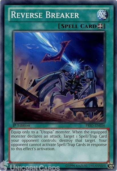 PRIO-EN056 Reverse Breaker Common 1st Edition Mint Yu-Gi-Oh! Card