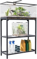 20-30 Gallon Aquarium Stand, Fish Tank Stand with Adjustable 3-Tier Storage S...