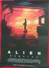 ALIEN ROMULUS (2024) UK A3 Mini Poster Original Cinema Promo Sci-Fi