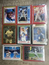 Vintage MLB Ken Griffey Jr, Sr Lot Of 8, Seattle Mariners, New York Yankees, HOF