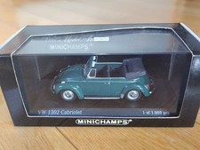 MINICHAMPS VW 1302 Cabriolet 1970 72 Diecast Model Car Collectible