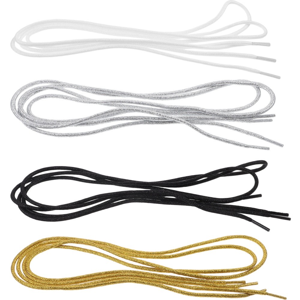 APL 4 paia lacci per scarpe uomo e donna in filo di ricambio per scarpe