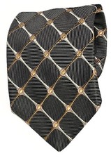 Robert Talbott Carmel Gold Silk Tie Woven Texture Made In USA