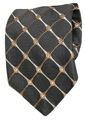 Robert Talbott Carmel Gold Silk Tie Woven Texture Made In USA