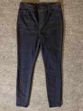 Time and Tru Jeans Womens S 4-6 Dark Blue Skinny Stretch Jeggings High Rise