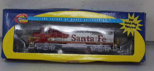 Locomotora diésel Athearn escala HO ATSF Santa Fe Warbonnet GP60M 91502 #142 NUEVA EN CAJA | Zustand: New