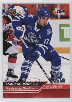 2023-24 Upper Deck CHL Exclusives /100 Angus MacDonell #197 nv3