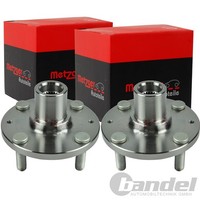 2X Metzger Radnabe Vorne Beidseitig Passend FÜR Hyundai I10 KIA Picanto