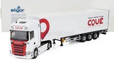 ELIGOR 1/43 MODELLINO CAMION STATICO SCANIA S500 TRUCK CASSONATO COUE TRANSPORTS