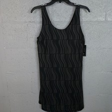 ID Ideology Women's Geo Performance tennis Dress deep black/grey XS
