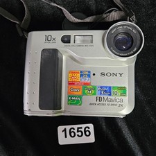 Vintage "Sony" FD Mavica MVC-FD75 Digital Still "Camera" 10x Optical Zoom Untest