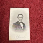 Original Civil War Abraham Lincoln Carte-de-Visite CV Photo Card