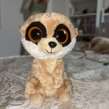 *RARE/RETIRED* Ty Beanie Boo Plush - Rebel The Meerkat (no tag)