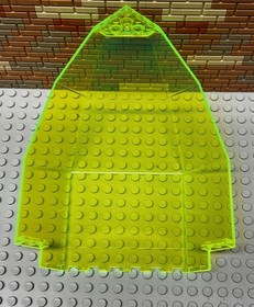 (L-2) LEGO&reg; 2409 Space 6989 Space M-Tron Disc Trans Neon Green