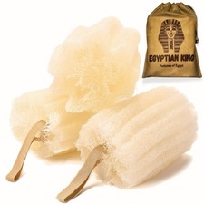 Natural Egyptian Loofahs Exfoliating Scrubber for Shower, Natural Loofah Spon...