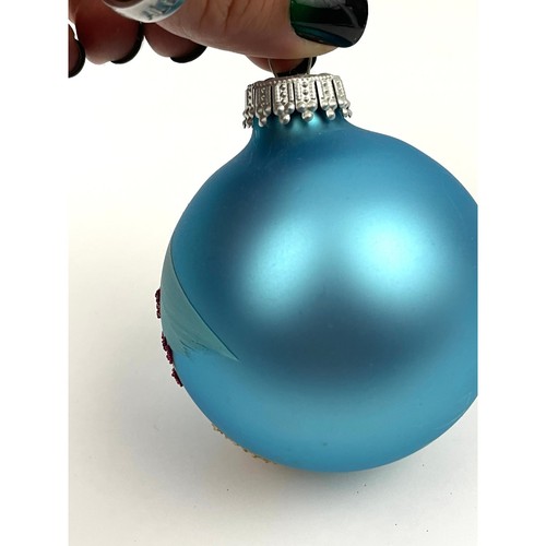 Blue Hummingbird Flowers Desert Southwest Ornament Christmas Brenda Schodt - Picture 10 of 12