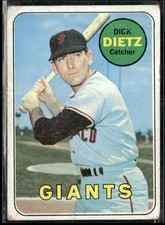 1969 Topps Dick Dietz San Francisco Giants #293