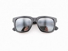 Maui Jim Sunglasses, Mongoose MJ540-02 Polished Black, 54-18-140, Plastic, Italy