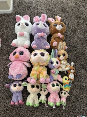 Beanie Boo Easter Lot. Comes with 14 rare retired beanie boos