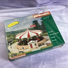 Ultra Rare!  Primex Ho Scale # 1699 Merry Go Round Motorized Carousel