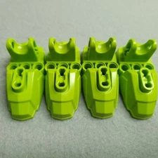 LEGO Hero Factory Foot 90661 Lime x4 with Ball Socket Genuine MOC