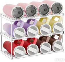 Staable Water Bottle Organizer for Cabinet,3 Tier Water Bottle Holder