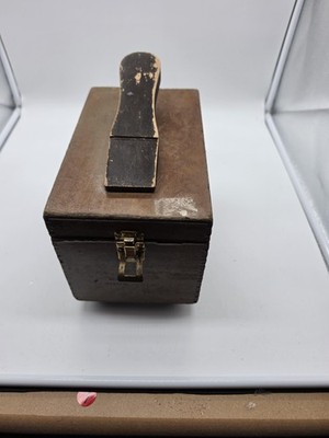 Vintage Esquire Shoe Valet Box Mens One Size Brown Shine Kit De Luxe USA