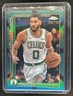 2025-26 Topps Chrome Jayson Tatum Aqua Basketball Refractor #/199 Celtics