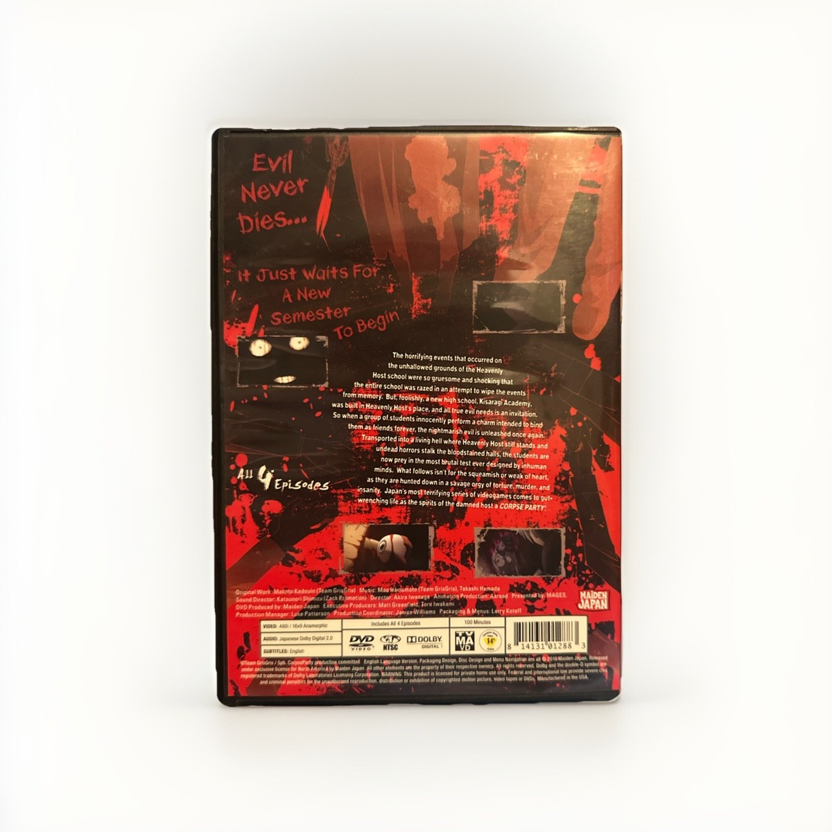 Corpse Party Tortured Souls Complete Collection (DVD, 2016) Anime