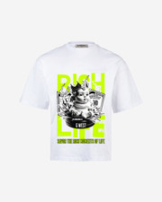 G-WEST RICH LIFE OVERSIZED TEE