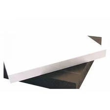 Zoro Select 1Zax7 Black Hdpe Sheet Stock 48" L X 12" W X 0.500" Thick