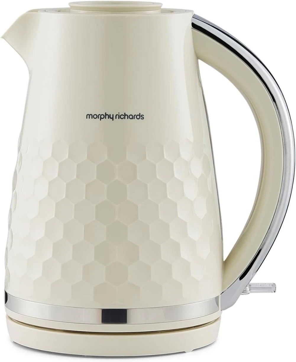 Morphy Richards Hive Kettle Cream, 1.5L, Easy Fill System, 3000W - 108272