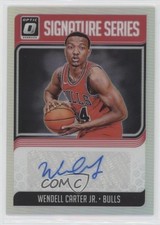 2018 Panini Donruss Optic Signature Series Holo Prizm Wendell Carter Jr Auto 1dn