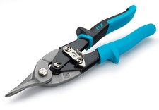 OX Trade Aviation Snips Straight Cut Tin Snips Metal Cutting Shears Yellow