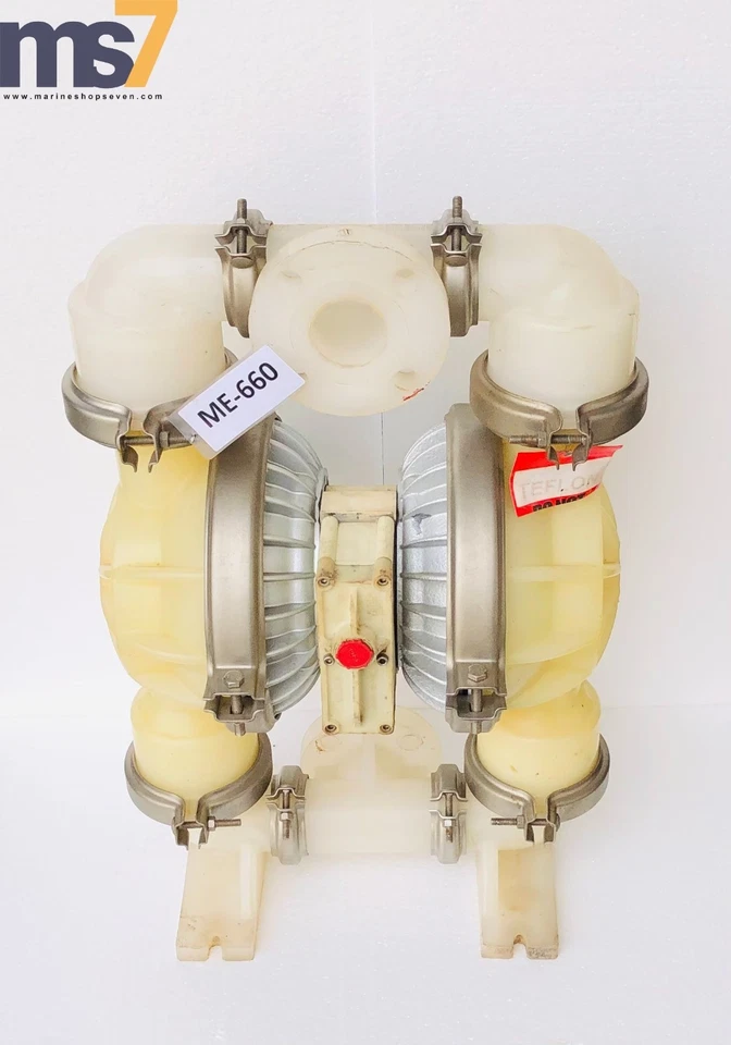 WILDEN PUMP 8 PP POLYPROPYLENE/PLASTIC DOUBLE DIAPHRAGM/TRANSFER PUMP -TF - Image 3 of 4